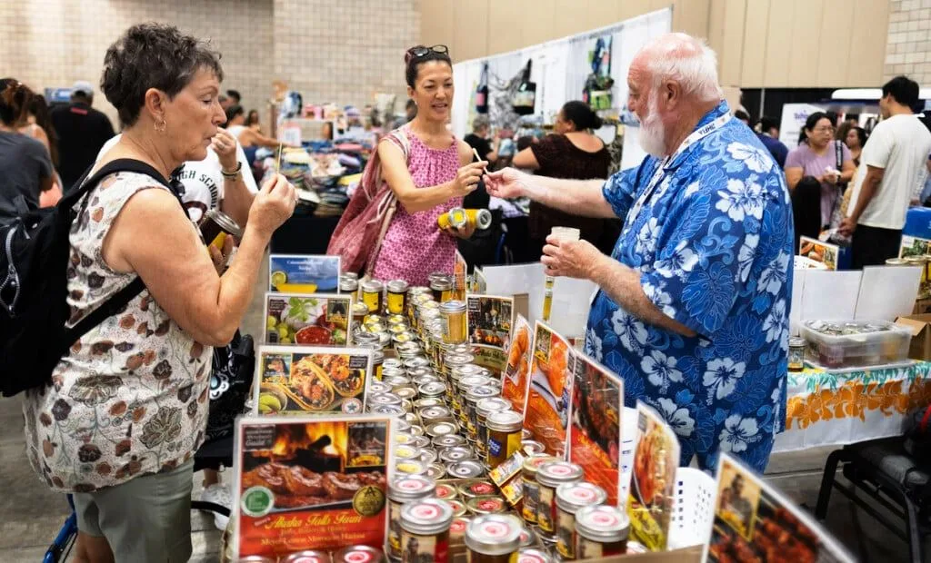 Food and crafts at Made in Hawaii Festival 2025