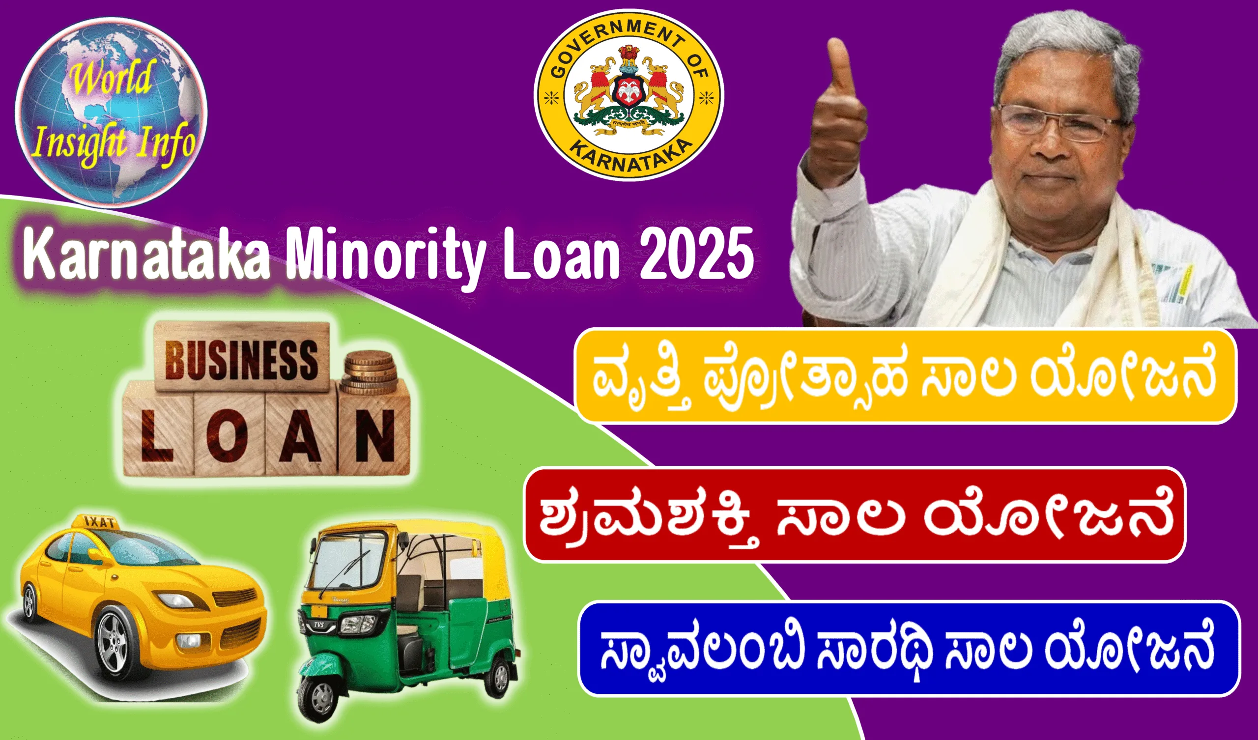 ಕರ್ನಾಟಕ ಸರ್ಕಾರದಿಂದ 2025 ಅಲ್ಪಸಂಖ್ಯಾತರ ಸಾಲ ಯೋಜನೆಗಳು ಆರಂಭ
